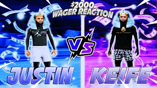 Keife Wagered THE BEST SHOOTER on NBA2K21 ForgiveJustin For $2000 & This Happened 😱 | REACTION