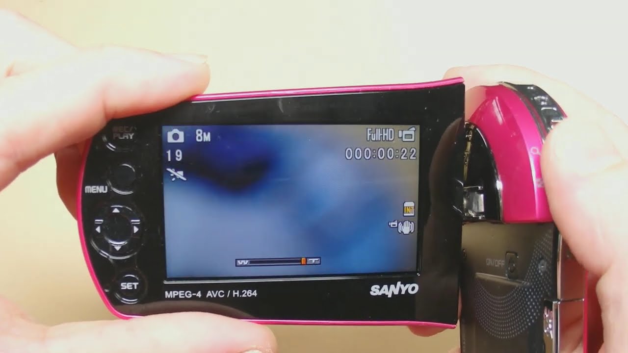 📸 SANYO Xacti DMX-CS1 / VPC-CS1 | 800 萬像素Full HD 超薄槍型