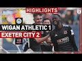 Wigan Exeter City goals and highlights