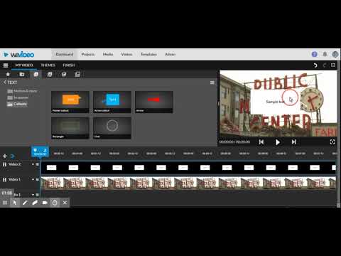 Wevideo Adding Text And Callouts Youtube