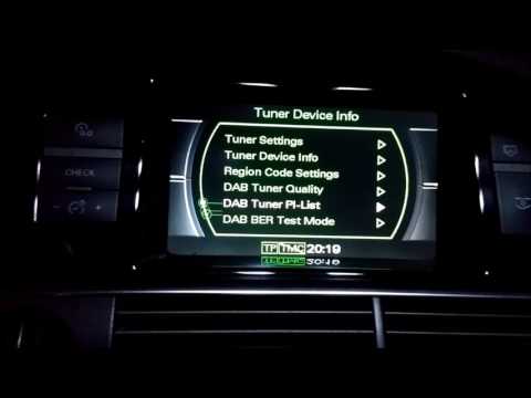 AUDI A6 C6 4F Green menu MMI Plus color