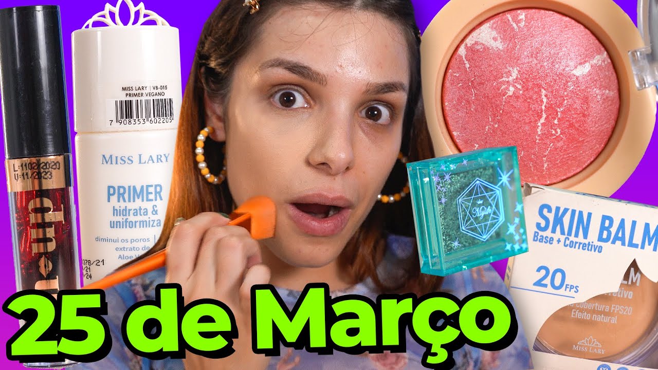 TESTEI só MAKE BRABA da 25 DE MARÇO