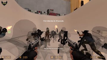 ZOMBIE ESCAPE MOD ON COUNTER-STRIKE: SOURCE, MAP: ZE_bathroom, LEVEL 2, CSS