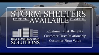Best Storm Shelters in Oklahoma | Residential & Commercial Safety | Hill Construction Solutions