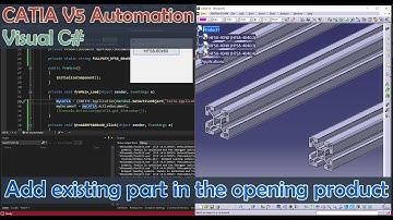 CATIA V5 Automation Visual C# Add existing part in the opening product