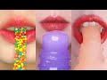 ASMR EMOJI FOOD MUKBANG REAL SOUND 레인보우 이모지먹방