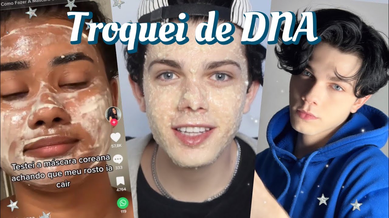 MÁSCARA COREANA DO TIKTOK *mudei* YouTube