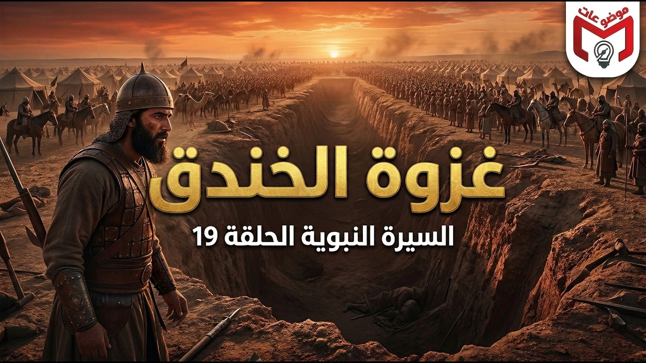 غزوة الخندق 🌪️ كيف دمرت الرياح أكبر تحالف ضد المسلمين؟ | السيرة النبوية ح 19