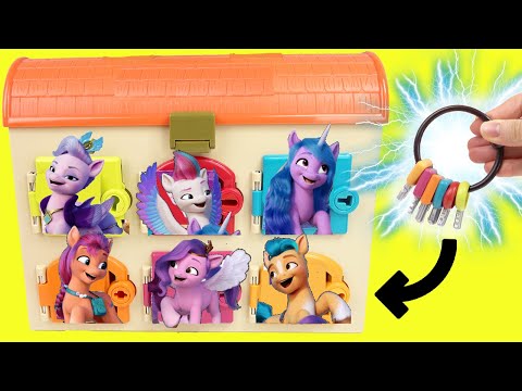 My Little Pony A New Generation Surprise Doors with Keys + DIY Crafts for Kids