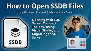 How to Open SSDB Files (SQL Server Compact Database)