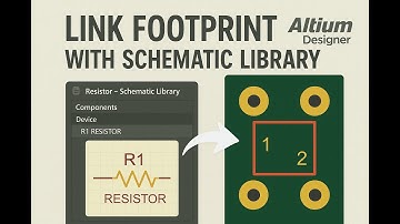 Link footprint with Schematic Library - Altium Designer