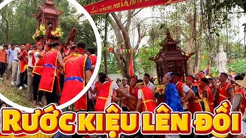 Rước Kiệu Mẫu Lên Đồi – Nghi Thức Độc Lạ Tại Lễ Hội Làng Xa Liễn Thanh Hoá 2025