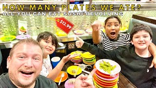EVERYTHING WE ATE ALL YOU CAN EAT REVOLVING SUSHI - ROCKIN' ROLLS EXPRESS RALEIGH (NC FOOD SPOT)