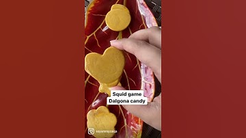 Dalgona Candy Squid Game | How to make Dalgona Candy at home