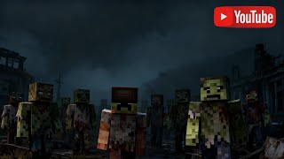 ZUMBIS NO MINECRAFT!😱😱😱#minecraft #zumbi
