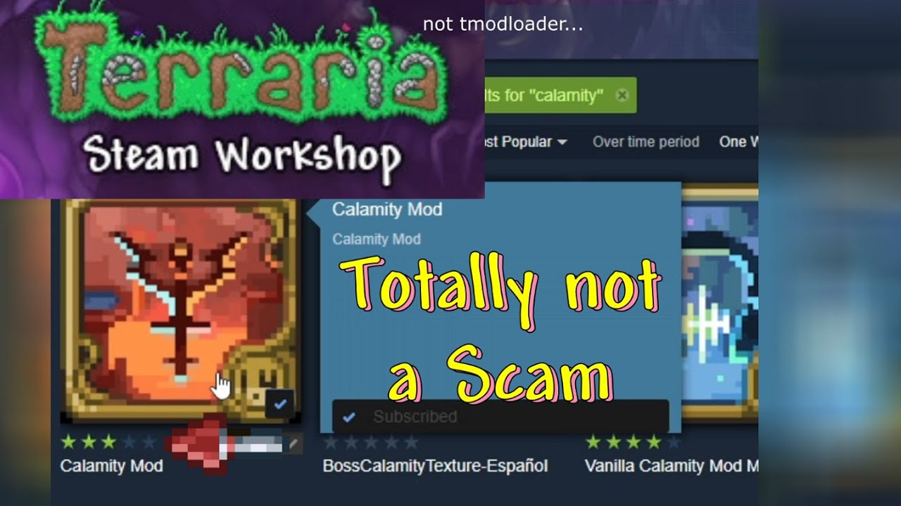 Terraria has added Steam Workshop support for easier modding