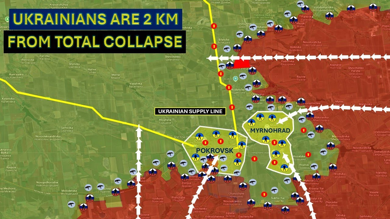 Russian Forces Established Fire Control Over Ukrainian Supply Line In Pokrovsk