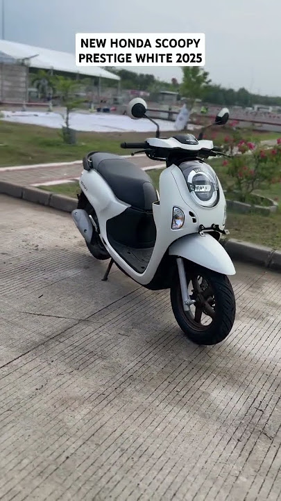 New Honda Scoopy Prestige White 2025
