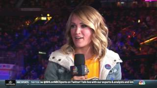 Carrie Underwood : Interview (NHL Game 2017)