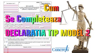 Cum se completeaza Declaratia Tip Model 2 | Tutorial Declaratie Tip Model 2 screenshot 4