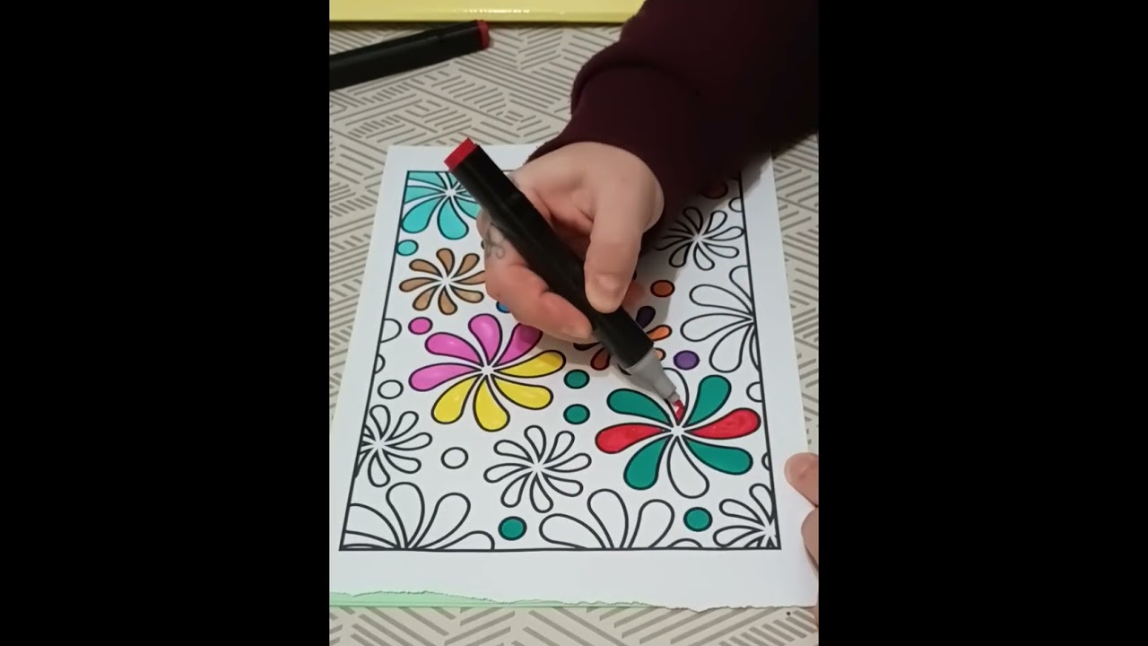 ASMR COLOR WITH ME💙 DISEGNI CARINI ♦️♦️ ISCRIVITI AL CANALE GRAZIE 😽😽