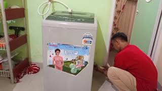 REVIEW,  CARA SETTING DAN CARA MENGGUNAKAN MESIN CUCI SANKEN 1 TABUNG AW-S5831 BK