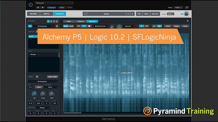 Alchemy Synth in Logic 10.2 | Advanced Sound Sources | SFLogicNinja