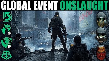The Division Global Event Onslaught Everything You Need to Know | How to get each mask FAST & EASY