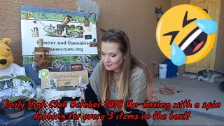 Daily High Club Unboxing October 2018 With A Spin