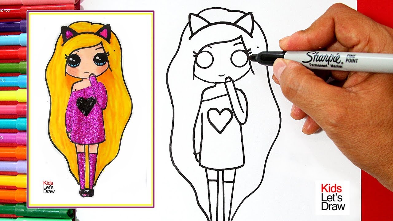 Aprende a dibujar una CHICA TUMBLR Rubia con BRILLANTINA - thptnganamst.edu.vn