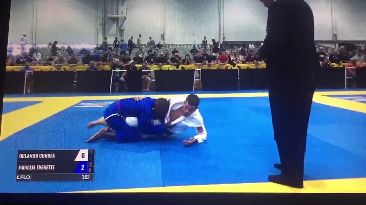 Marcus Everette vs Orlando Correa IBJJF Masters Wo...