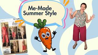 Summer Sewing with Simplicity 4275 | Easy Cropped Pants #patternreview