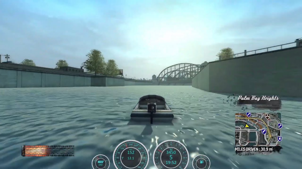 Burnout Paradise Remastered Experiment: Water Driving