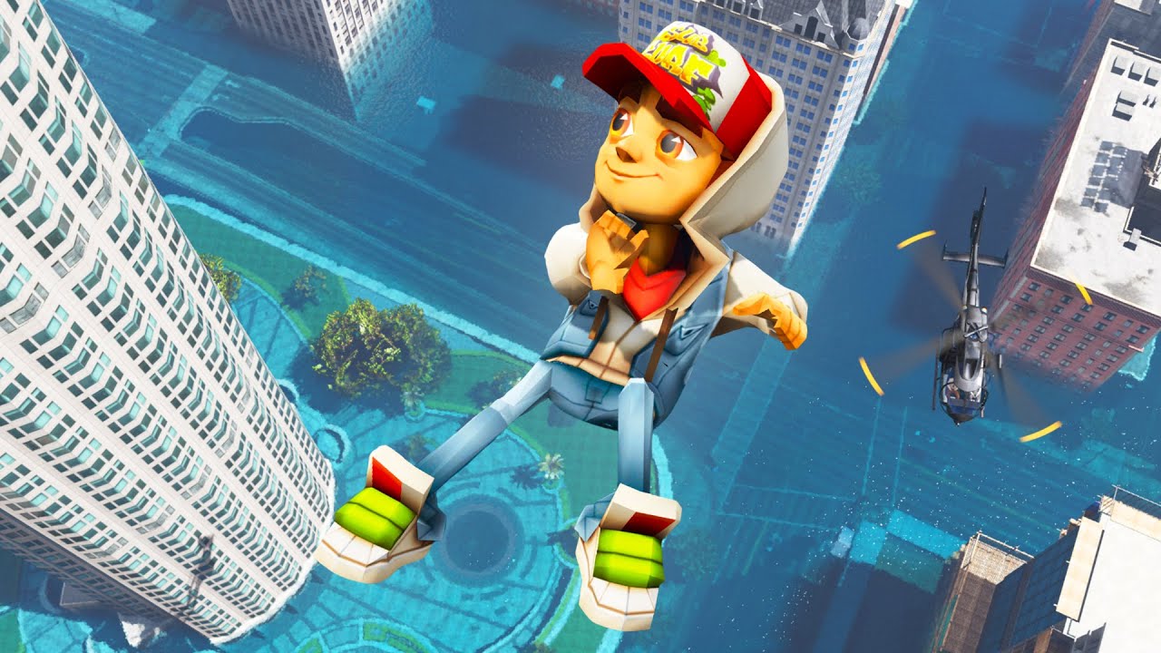 GTA 5 Ragdolls Subway Surfers Jumps/Fails (Euphoria Physics/Compilation) 136