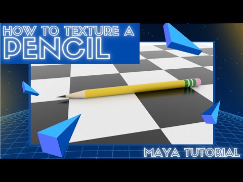 Pencil Maya Texturing Tutorial - YouTube