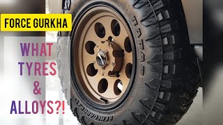 Force Gurkha- What Tyres & Alloys | Indian Overlander #forcegurkha #bktyres #radartires #apollotyres