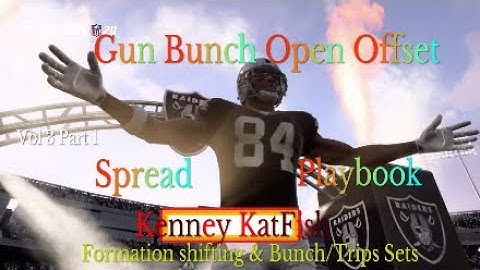 Madden 20 Bunch Open Offset | Spread Playbook Formation Shifting & Bunch / Trips Set | Vol 3 Part 1