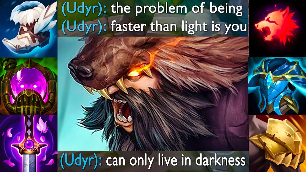  Saying goodbye to udyr the only way I know how