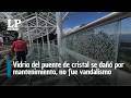 Vidrio del puente de cristal de Chipre se dañó por mantenimiento, no fue vandalismo