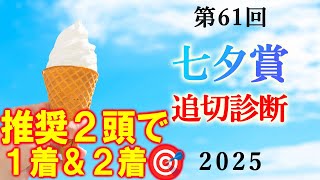 【競馬】七夕賞 2025 出走馬追い切り診断 (出走馬全頭分析はブログで)