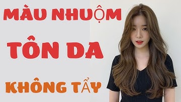 Nhuộm nâu lạnh bóng mượt trên tóc hư tổn xơ rối | Huynh Nguyễn