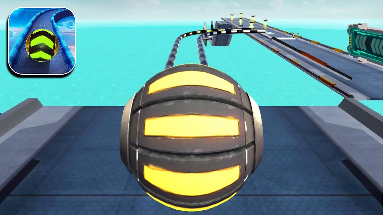 Space Rolling Balls Race Gameplay Speedrun Level 355