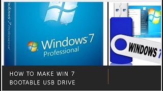 how to create windows 7 bootable usb flash drive -  fast and easy