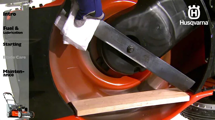 Husqvarna Lawn Mowers - Blade Care