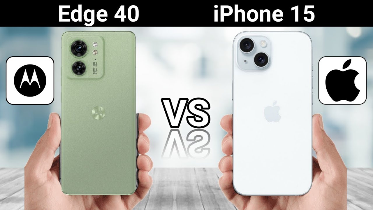 iPhone 15 vs Motorola Edge 40 - YouTube