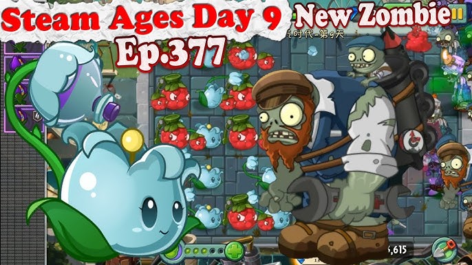 Plants vs. Zombies 2 (China) - New Narcissus - Steam Ages Day 19 (Ep.387) 