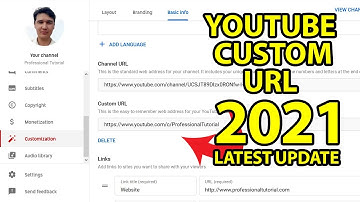 How To Change YouTube Custom URL 2021
