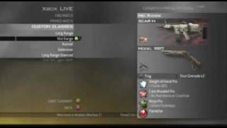 Holiday Doc's MW2 Class set up guide for pub matches