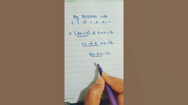 BODMAS rule trick-maths-sums solution by bodmas rule