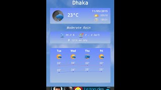 [Android] Bangladesh Weather App demo video screenshot 2